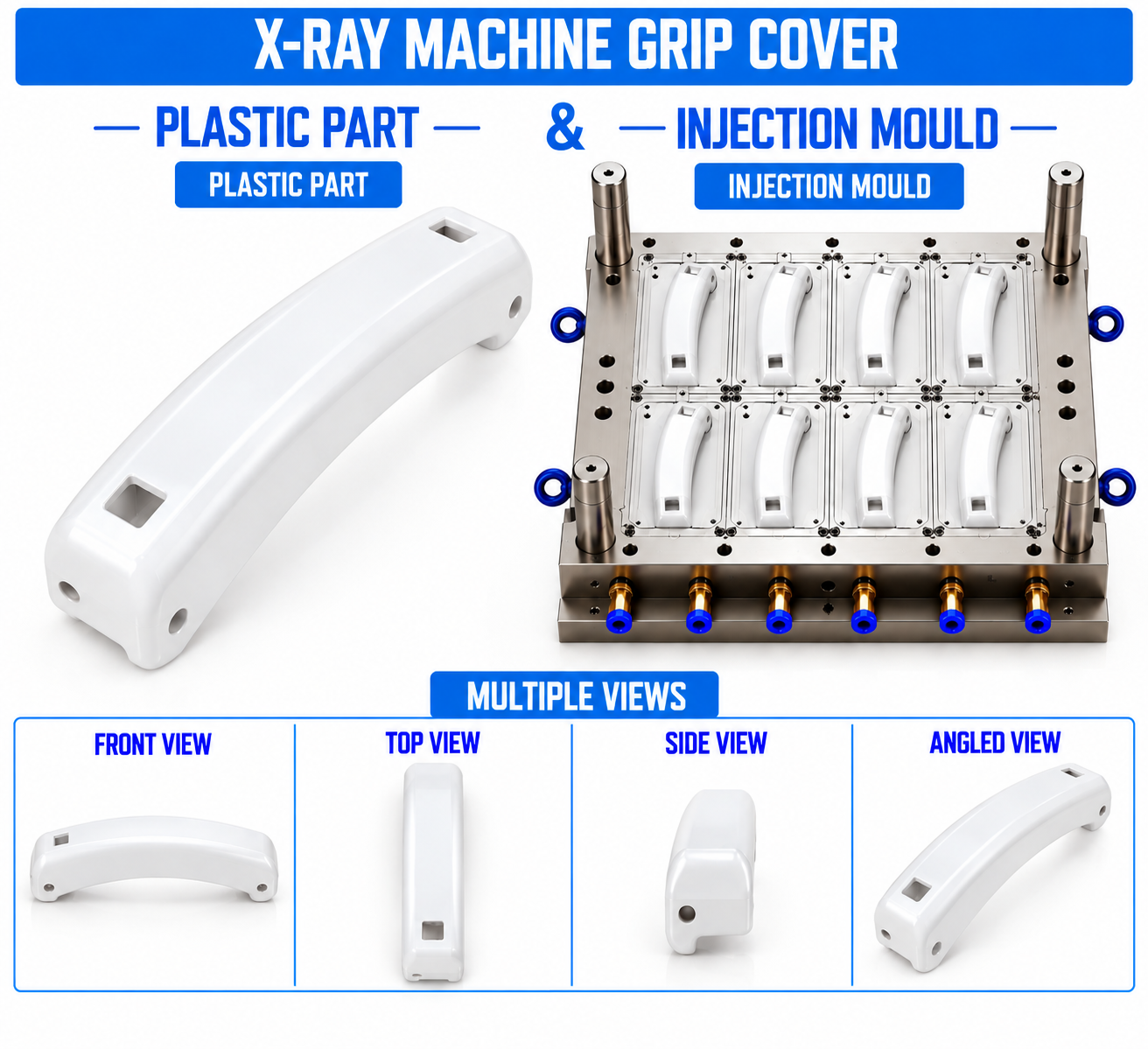 X-Ray Machine Plastic Grip Cover Mould and Moulding Service